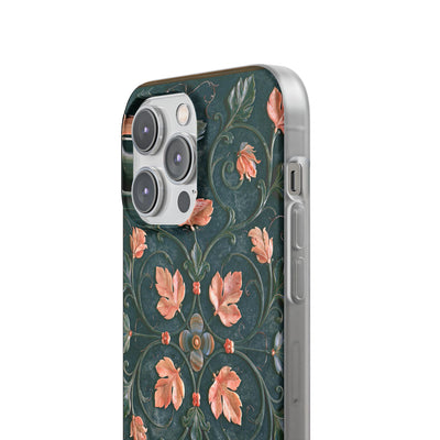 Florentine Rose Arabesque · Lite Phone Case for iPhone ·  Green
