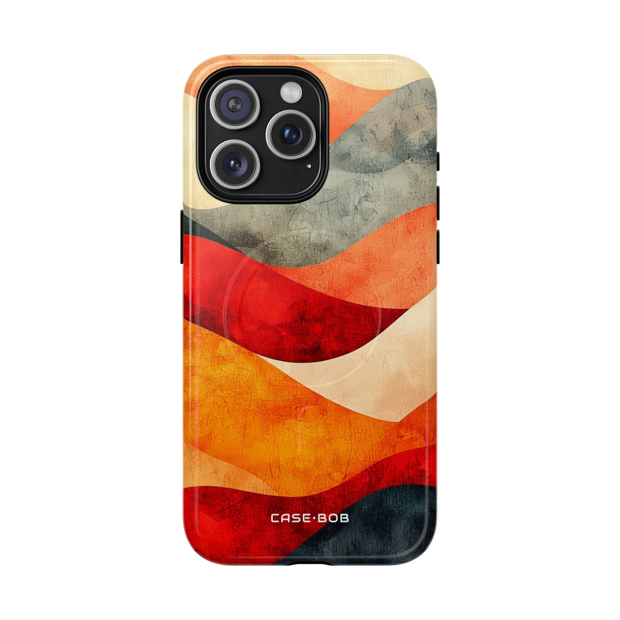Cracked Wave Sunset iPhone 15 Pro Max Case - Tough+