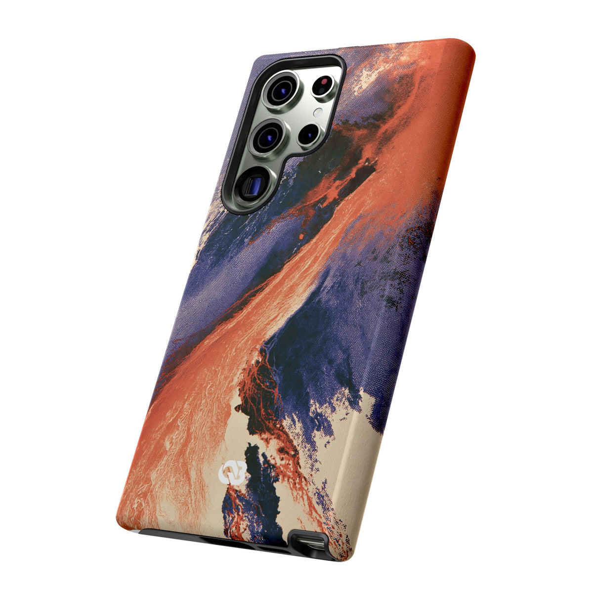 Solar Aura Drift · Tough Phone Case for Samsung · Orange