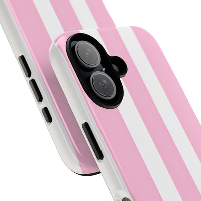 Soft Pink Stripe · Tough Coque de téléphone pour iPhone