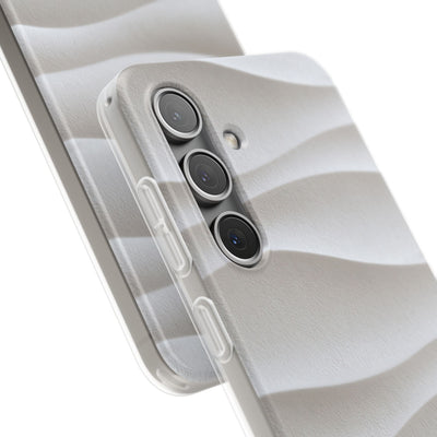 Sculpted Dune Relief · Lite Phone Case for Samsung · White