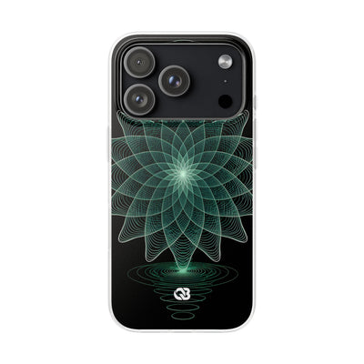 Verdant Harmonic Bloom · Lite Phone Case for iPhone ·  Black