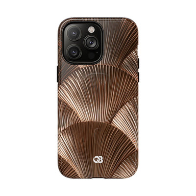 Rose Gilded Fan · Tough 2.0 Magnetic Phone Case for iPhone · Gold