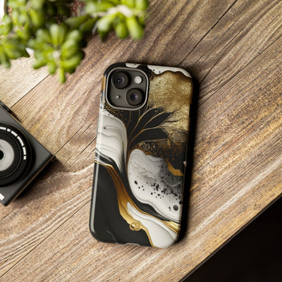 Molten Onyx Gold · Tough Etui na telefon dla iPhone
