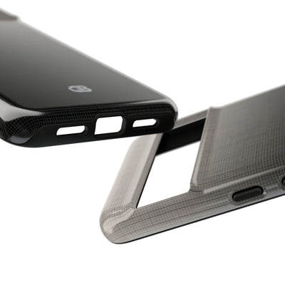 Grey Tough Phone Case for Google Pixel - Faded Sand Mesh