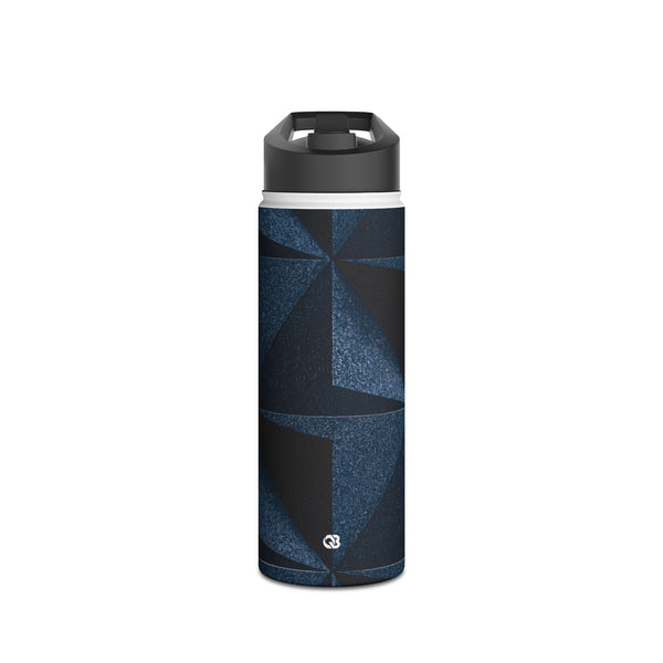 Faceted Slate · Insulated Water Bottle · Blue