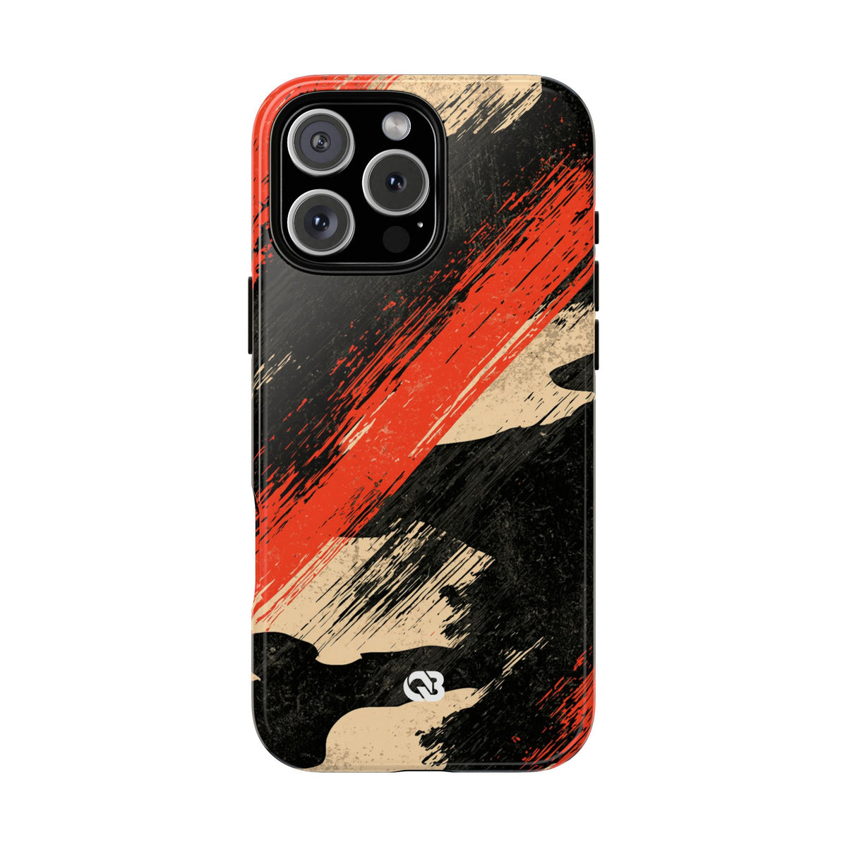 Urban Slash Camo · Tough Phone Case for iPhone · Black