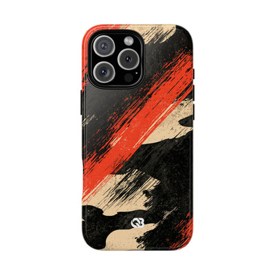 Urban Slash Camo · Tough Phone Case for iPhone · Black