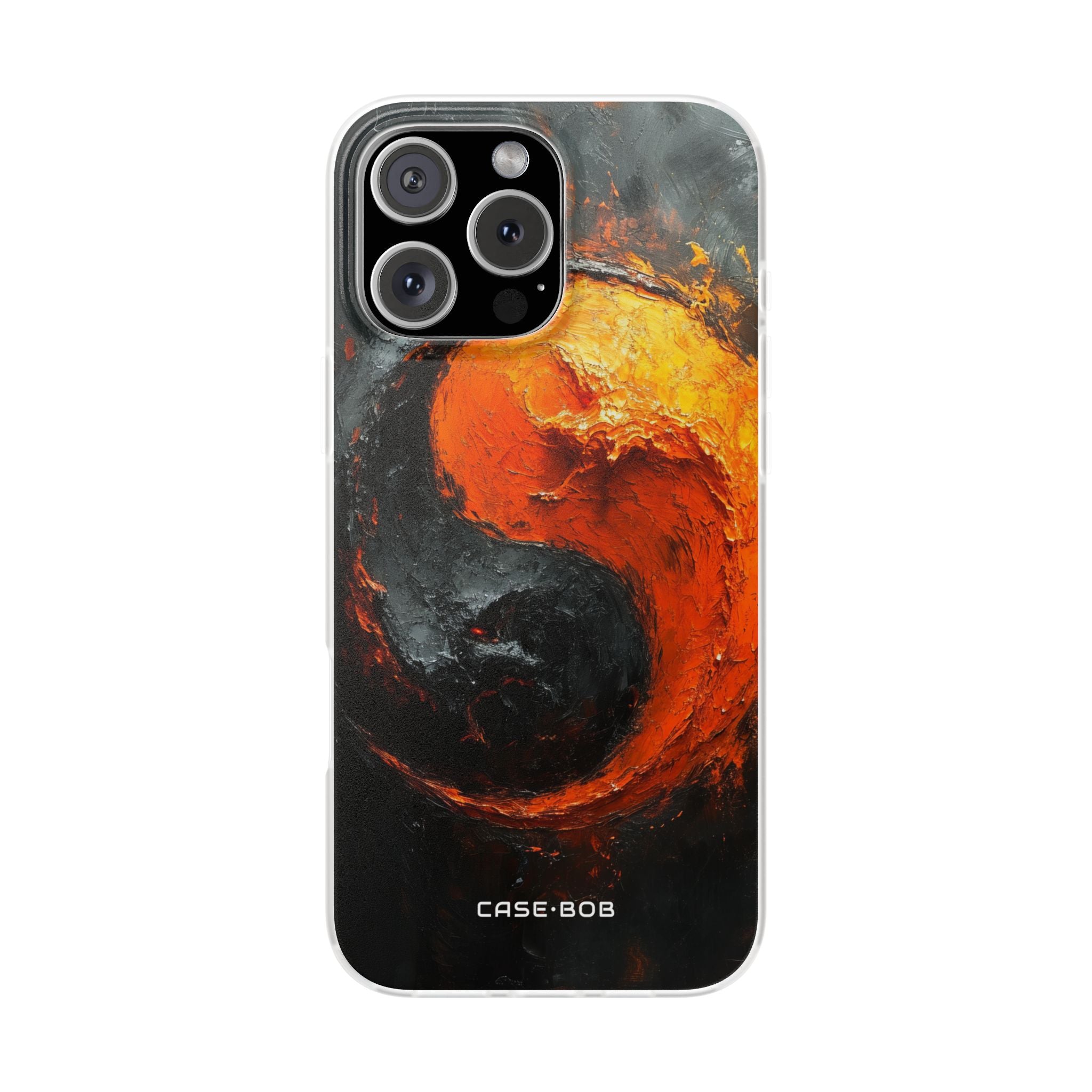 Geschmolzenes Yin-Yang iPhone 16 Pro Max Case - Soft