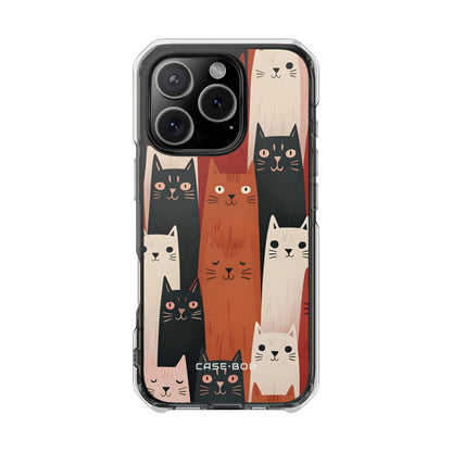 Forlængede Katte Sorte iPhone 16 Pro Cover - Impact