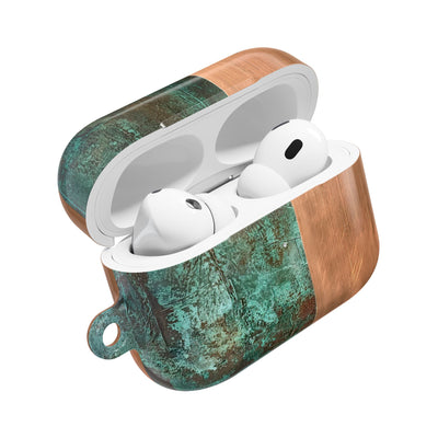 Oxidized Copper Patina · Hard Case for AirPods & AirPods Pro · Green