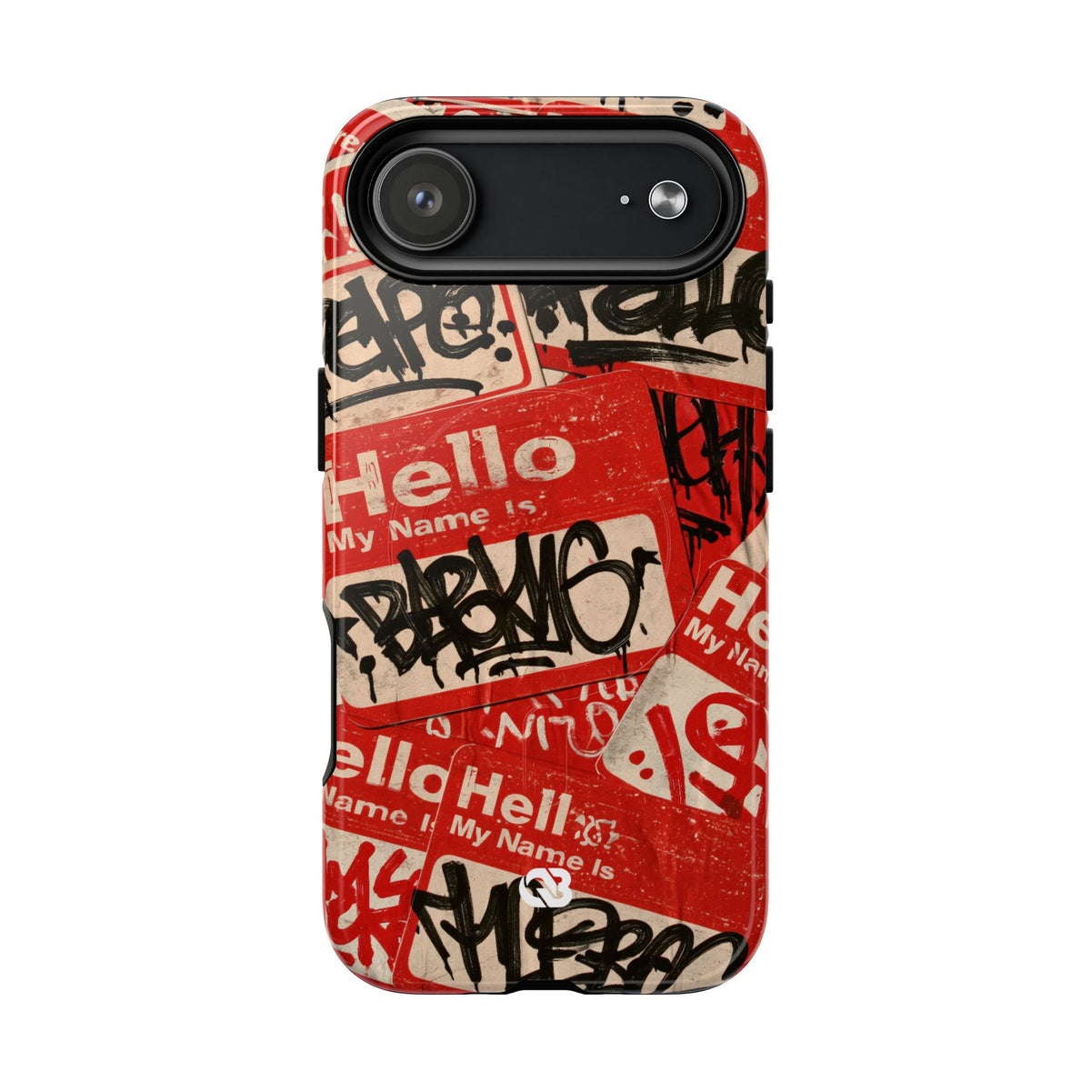 Slap Tag Collage · Tough 2.0 Magnetic Phone Case for iPhone · Red