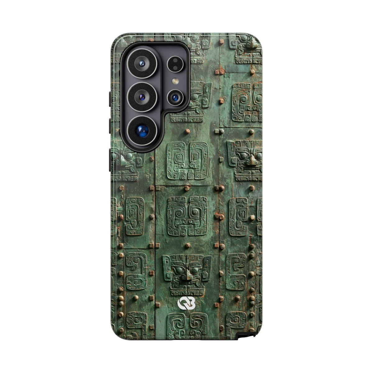 Dynastic Bronze Relief · Tough Phone Case for Samsung · Green