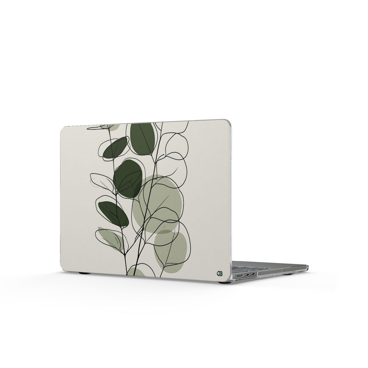 Eucalyptus Foliage Study · Clear Hard Case for MacBook · Green