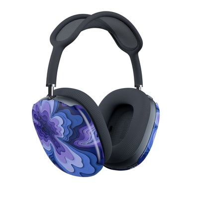 Periwinkle Strata Bloom · Hard Case for AirPods Max · Purple
