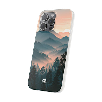 Teal Lite Phone Case for iPhone - Alpine Teal Horizon