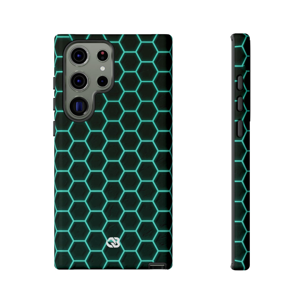 Neon Hex Spectrum · Tough Phone Case for Samsung · Teal