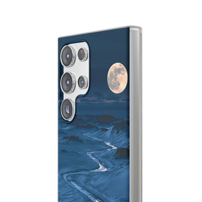 Arctic Moon Drift · Lite Phone Case for Samsung · Blue