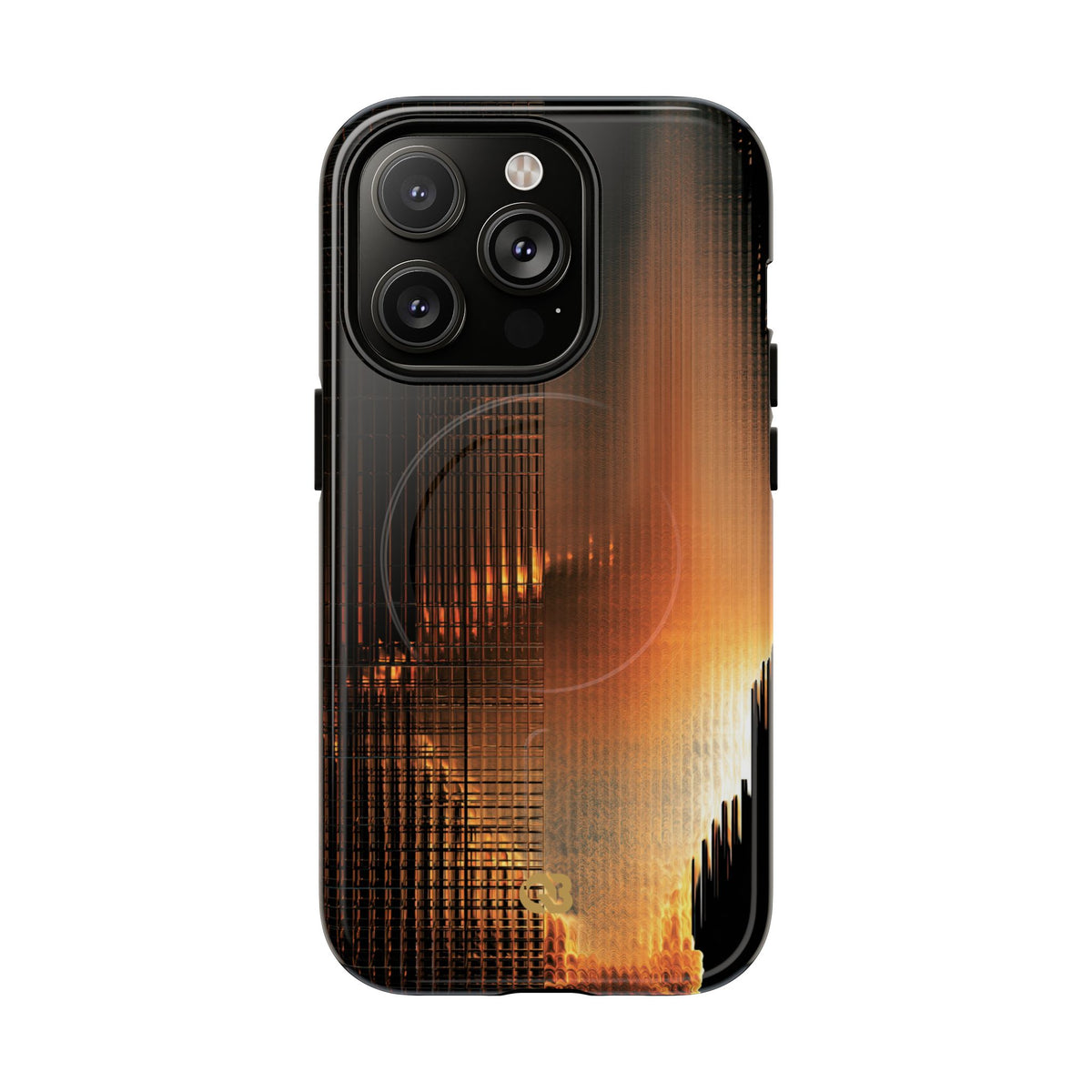Luminous Grid · Tough 2.0 Magnetic Phone Case for iPhone · Black