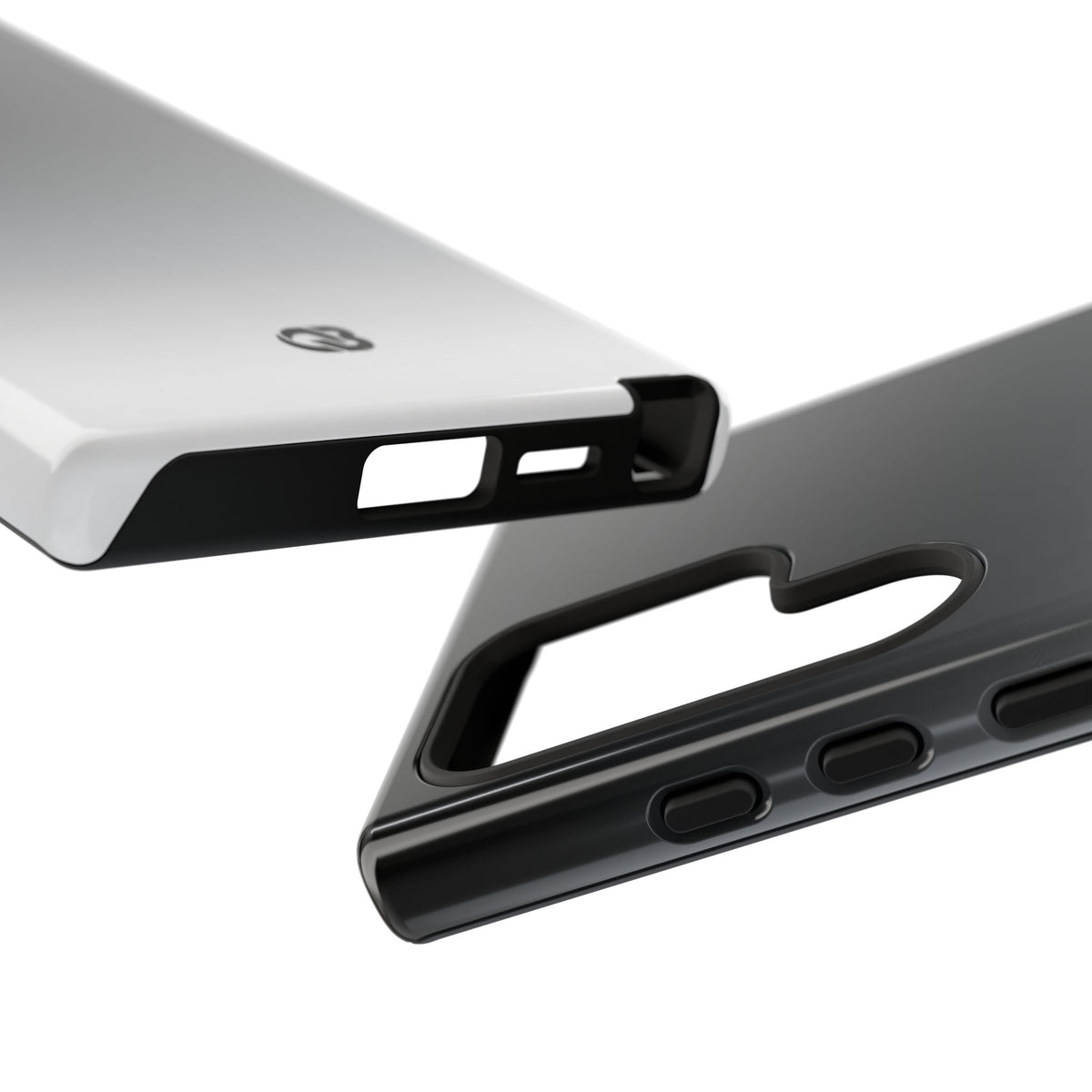 Noir Ombre Fade · Tough Phone Case for Samsung · Black