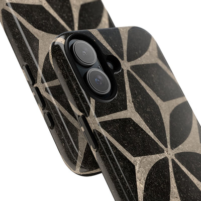 Concrete Mosaic Star · Tough Phone Case for iPhone · Black
