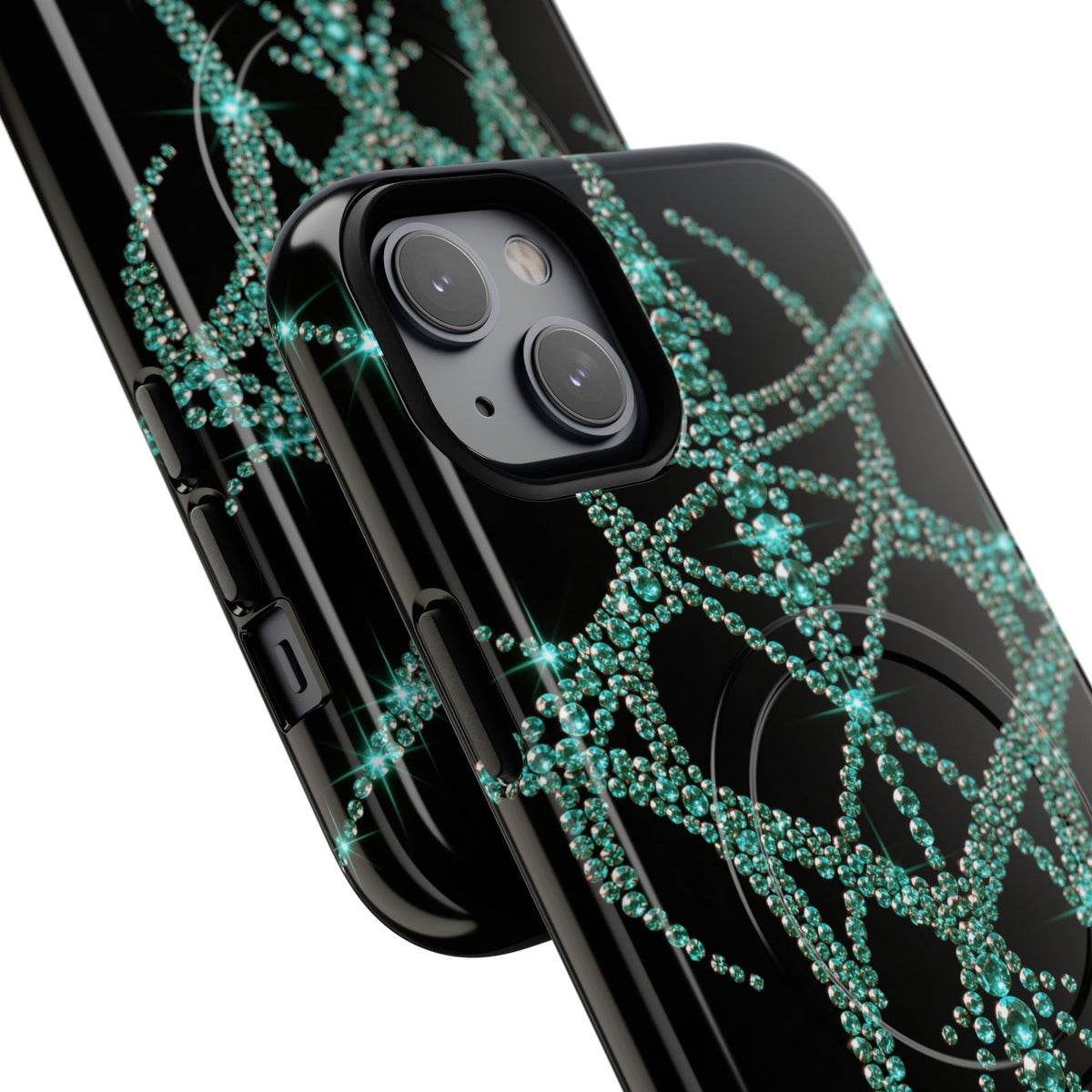 Teal Cyber Sigil · Tough 2.0 Magnetic Phone Case for iPhone · Teal