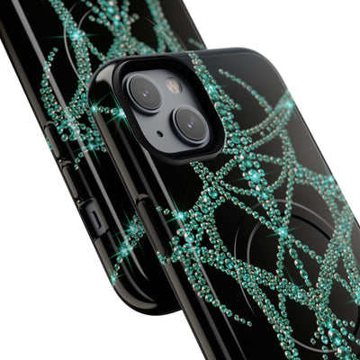 Teal Cyber Sigil · Tough 2.0 Magnetic Phone Case for iPhone · Teal
