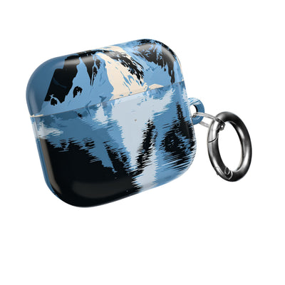 Glacial Horizon · Hard Case for AirPods & AirPods Pro · Blue