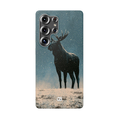 Nordic Boreal Moose · Lite Phone Case for Samsung · Blue