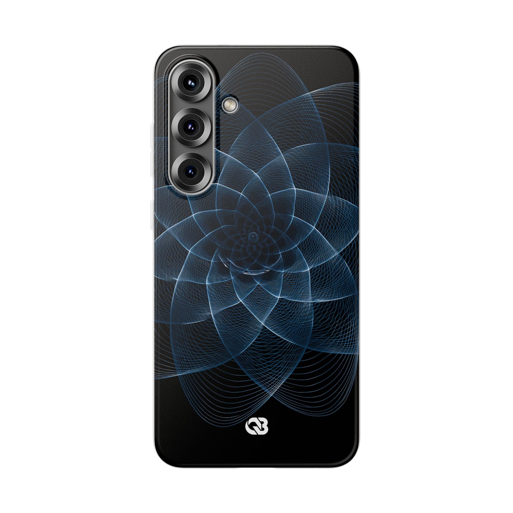 Blue Lite Phone Case for Samsung - Cobalt Geometric Bloom