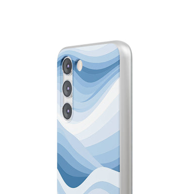 Blue Lite Phone Case for Samsung - Glacial Indigo Flow