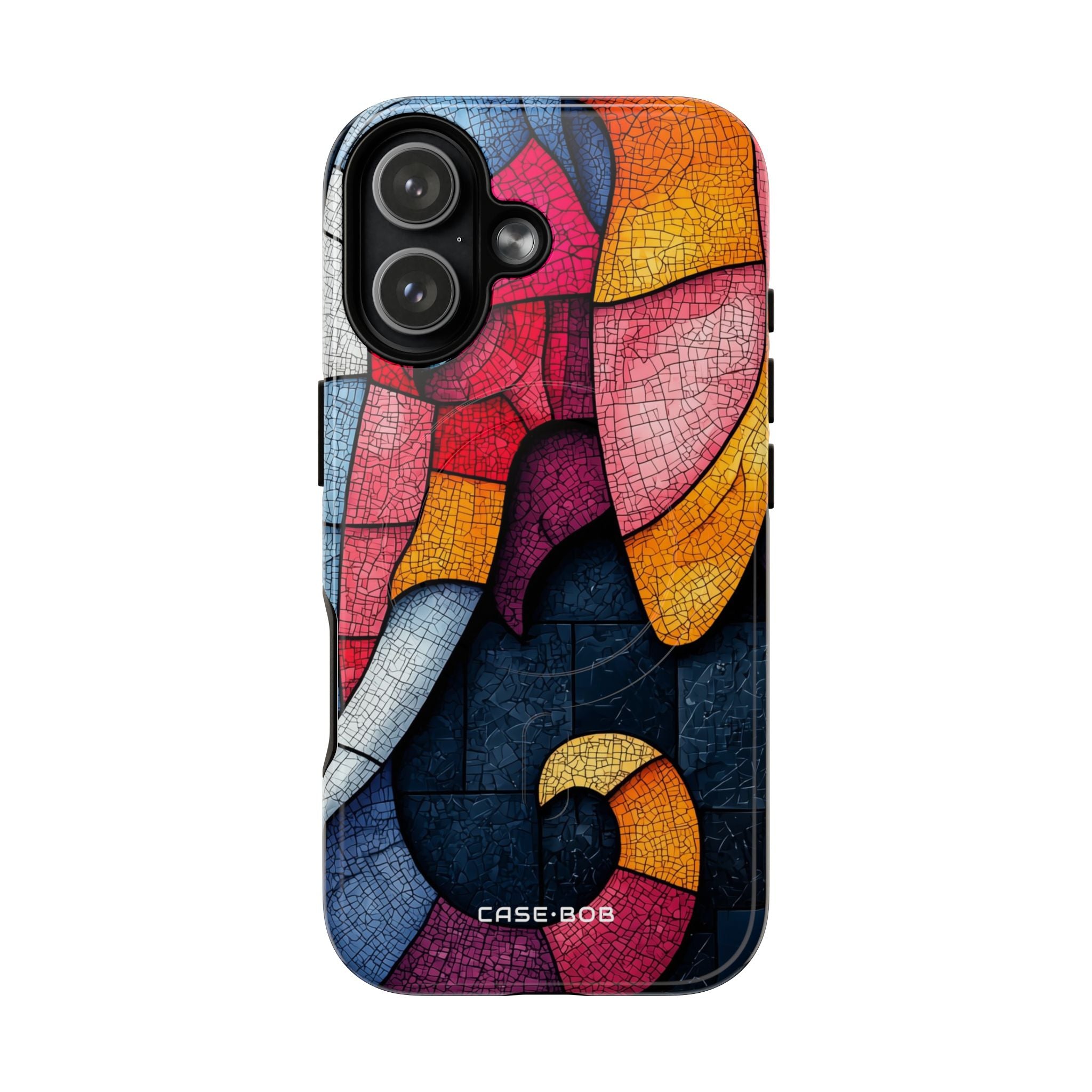 Elephant Mosaic iPhone 17 Case - Tough+ - CASE•BOB