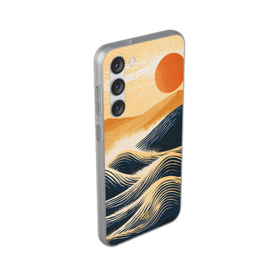 Blue Lite Phone Case for Samsung - Kyoto Cresting Tide