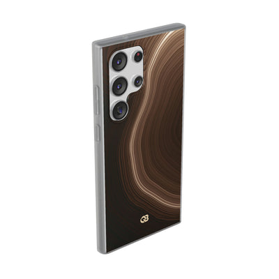 Brown Lite Phone Case for Samsung - Bronzed Canyon Relief