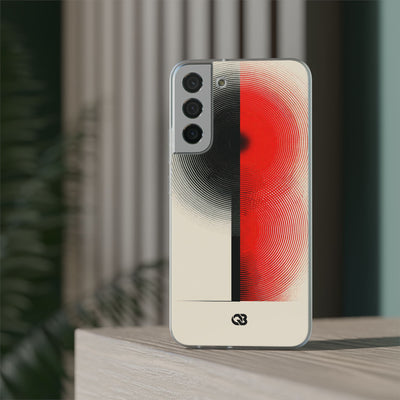 Red Lite Phone Case for Samsung - Split Signal Red