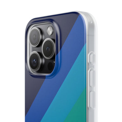 Prismatic Slant · Soft Phone Case for iPhone