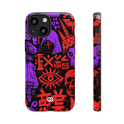 Underground Cyber Glyphs · Tough Phone Case for iPhone · Black