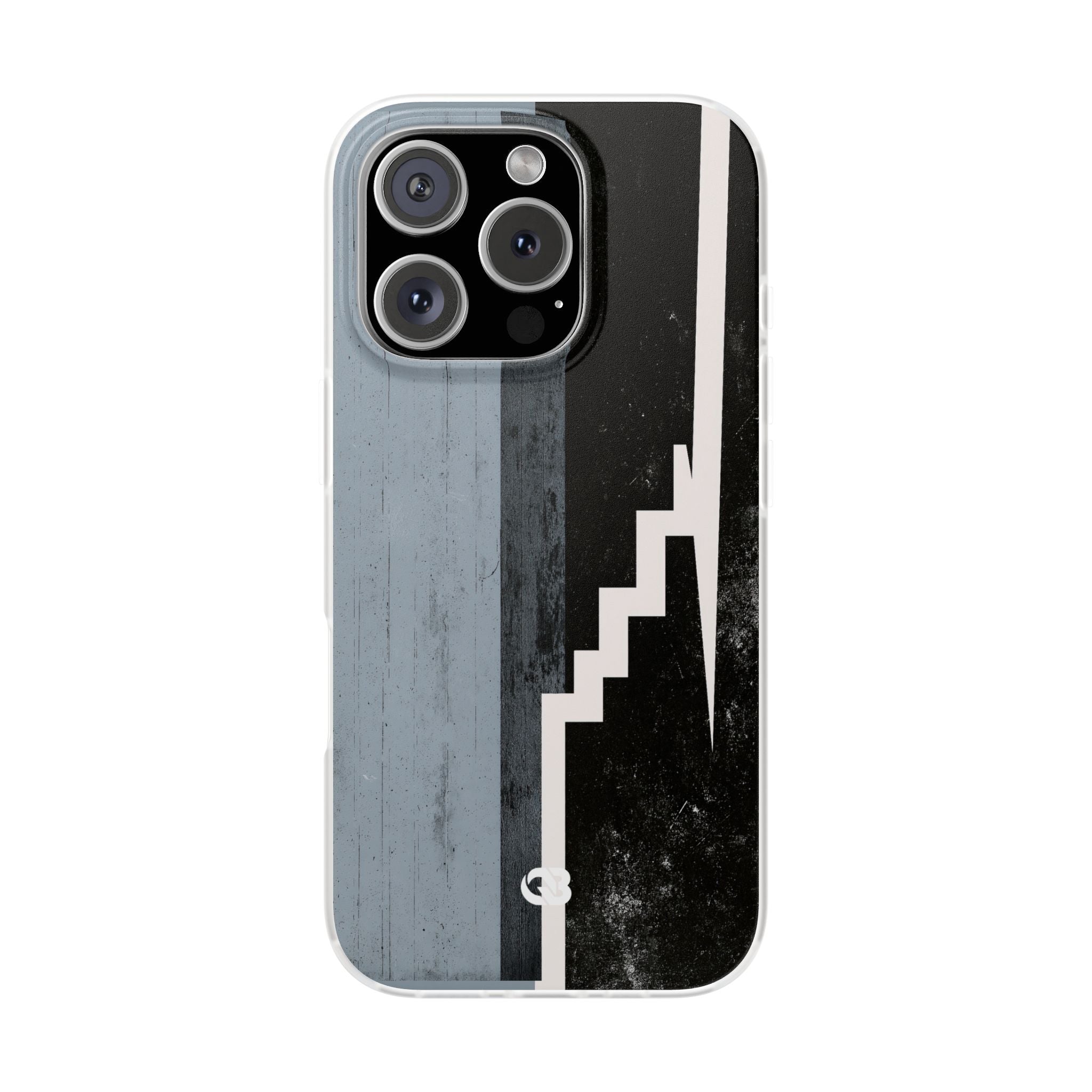 Grey Lite Phone Case for iPhone - Industrial Concrete Void