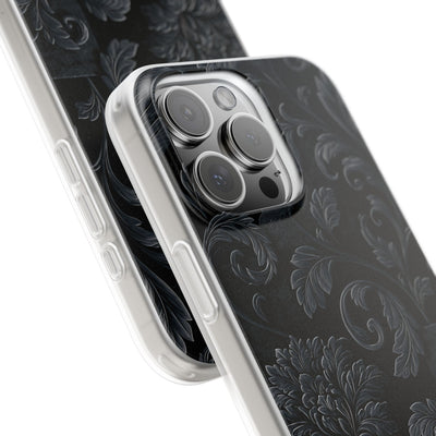 Obsidian Damask · Lite Phone Case for iPhone ·  Black
