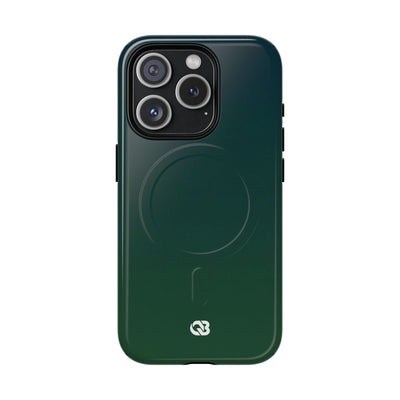 Green Tough 2.0 Magsafe Phone Case for iPhone - Midnight Pine Horizon