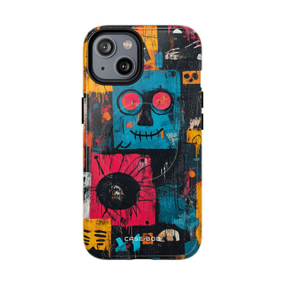Blue Stitch Smile iPhone 14 Case - Tough+