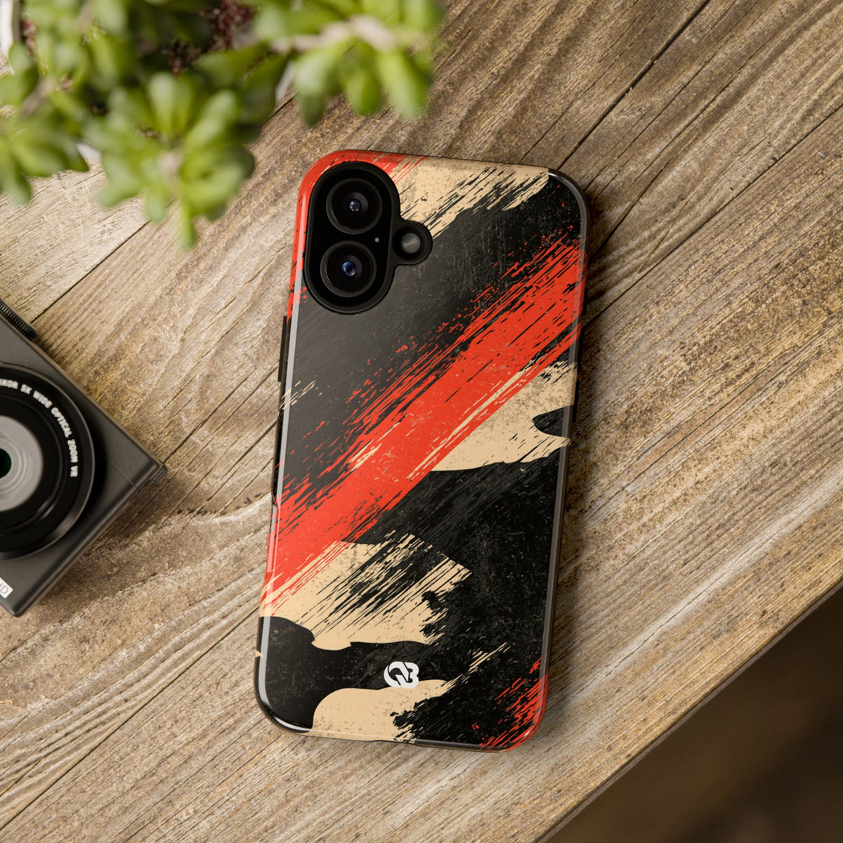Urban Slash Camo · Tough Phone Case for iPhone · Black