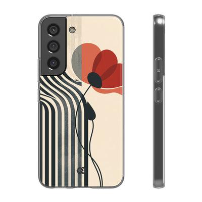 Modernist Poppy · Lite Phone Case for Samsung · Beige