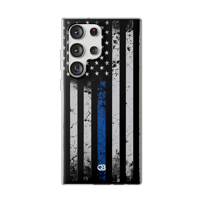 Gritty Cobalt Flag · Soft Handyhülle für Samsung