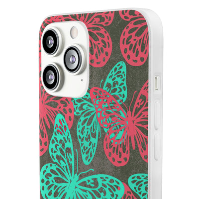Electric Papillon · Lite Phone Case for iPhone ·  Pink