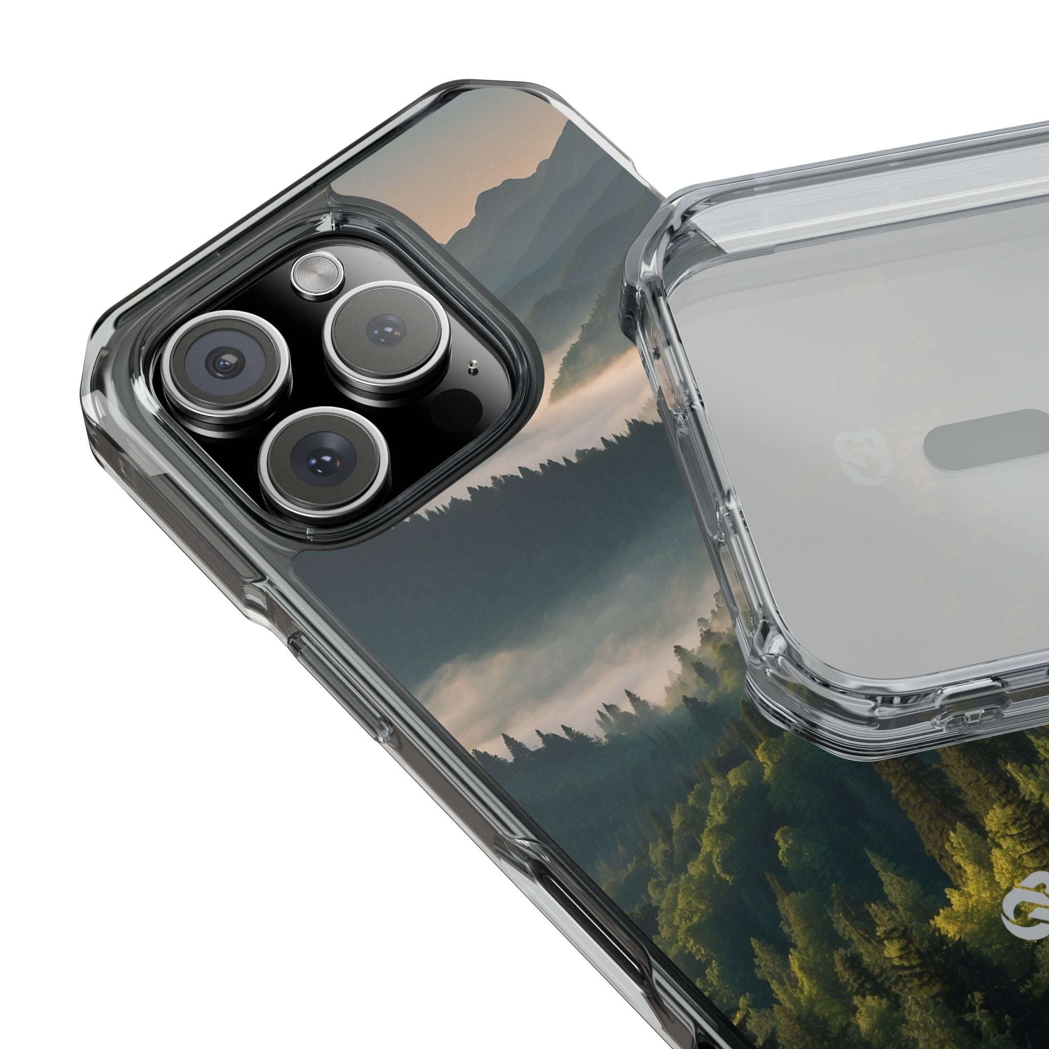 Foggy Mountain Ridge · Impact Handyhülle für iPhone · Magsafe