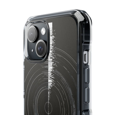 Black Impact MagSafe Phone Case for iPhone - Obsidian Orbital Signal