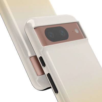 Yellow Tough Phone Case for Google Pixel - Bleached Citron Haze