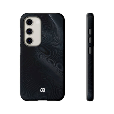 Black Tough Phone Case for Samsung - Obsidian Ridge Flux
