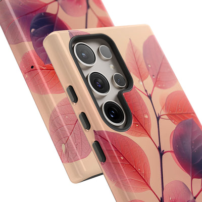 Dewy Magenta Foliage · Tough Phone Case for Samsung